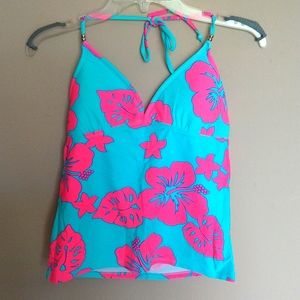 Hot Water Low Back Tankini Top